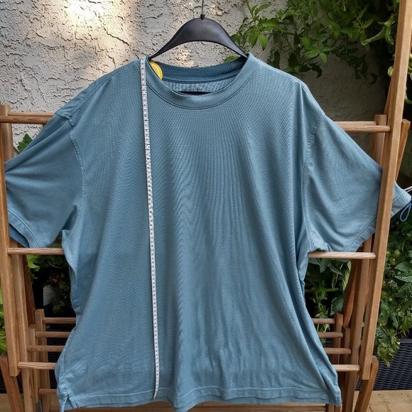 light slate blue grey athletic sportwear t shirt tee - Picture 6 of 8